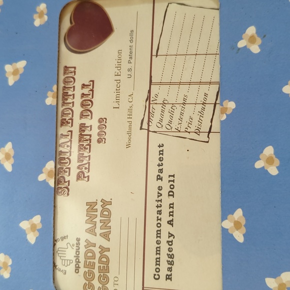 NIB 🏷️Special Edition Raggedy Ann Doll 2002 - Picture 2 of 6